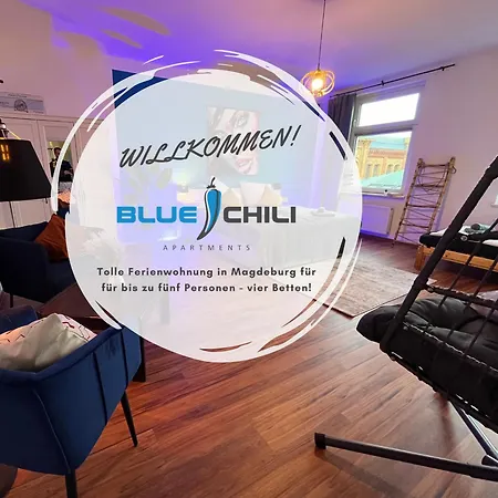 Blue Chili 00 - Moderne Familienwohnung, Top Lage Magdeburg Exterior foto